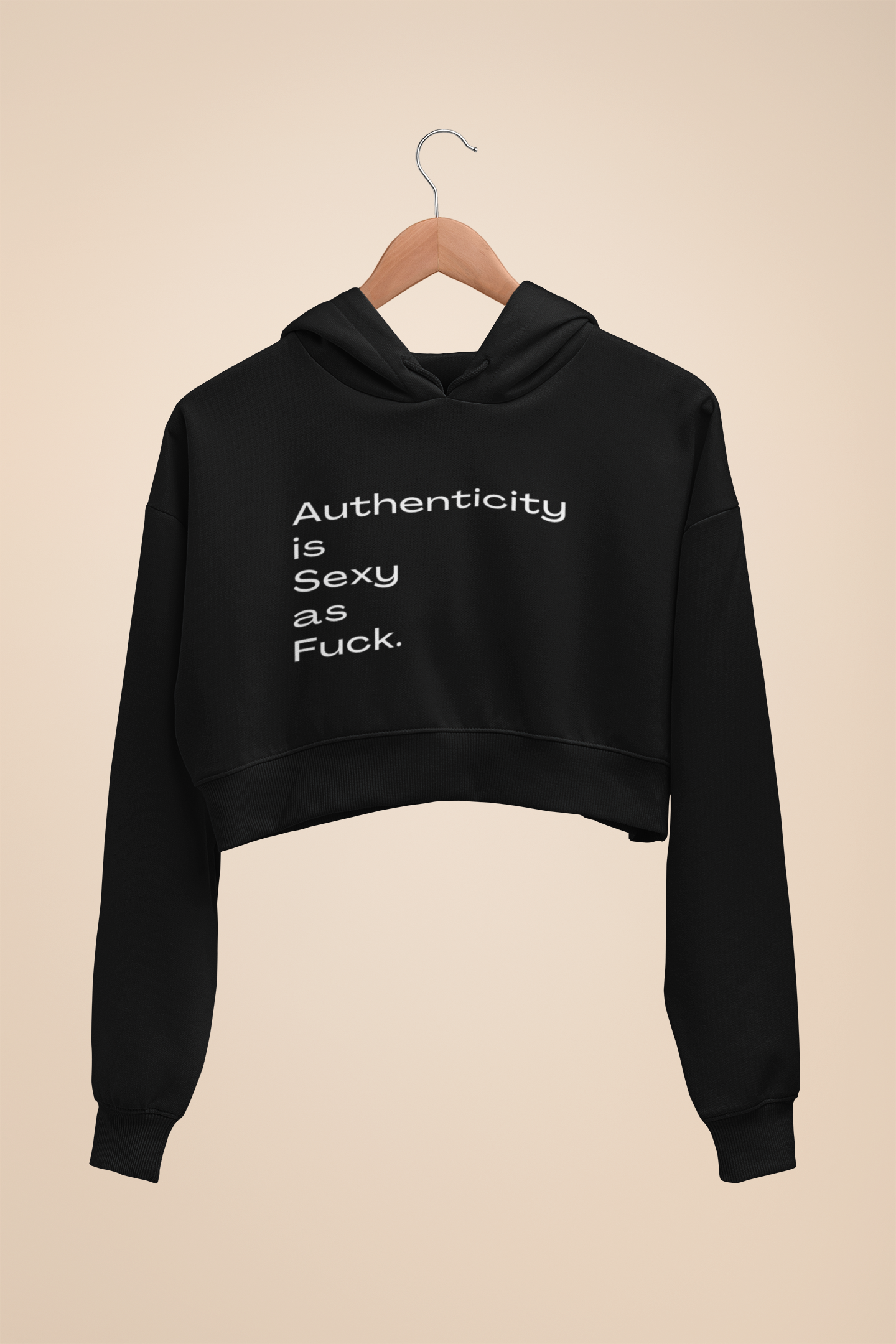 Authenticity Cropped Hoodie - EarthTones