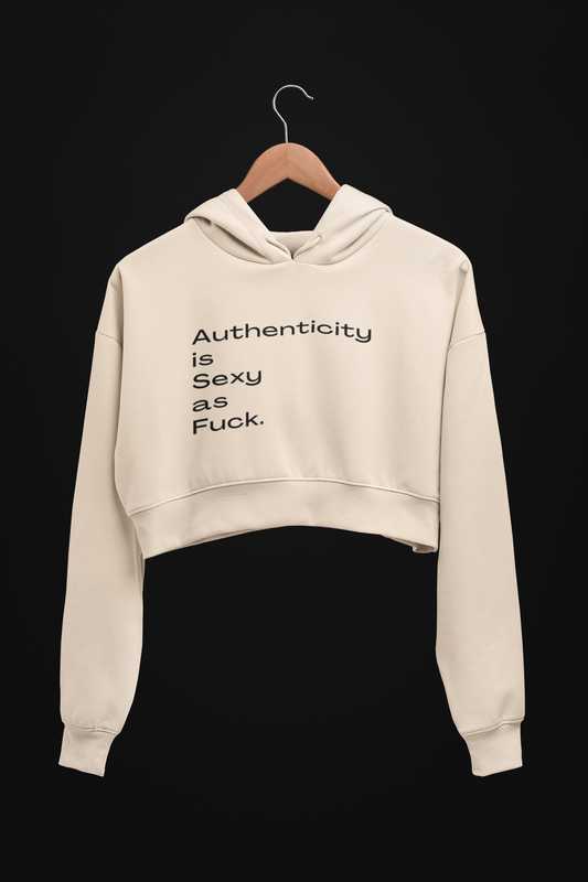 Authenticity Cropped Hoodie - EarthTones