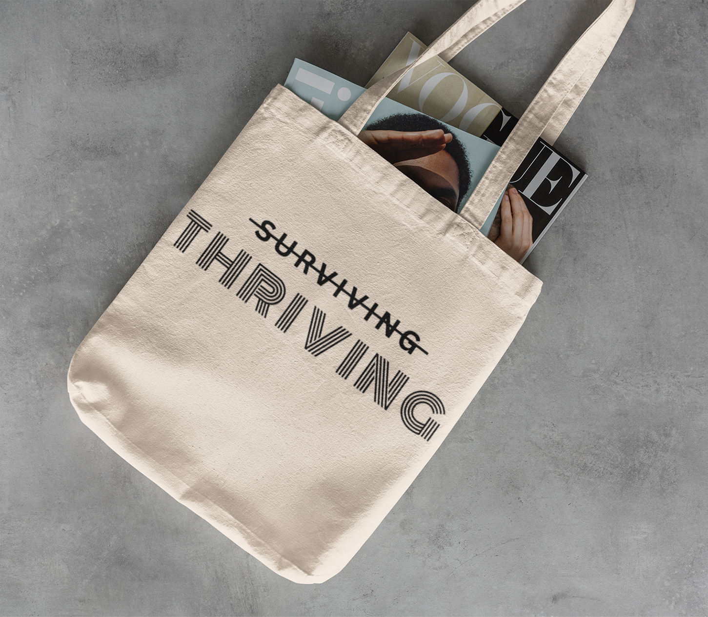 Thriving Tote - EarthTones