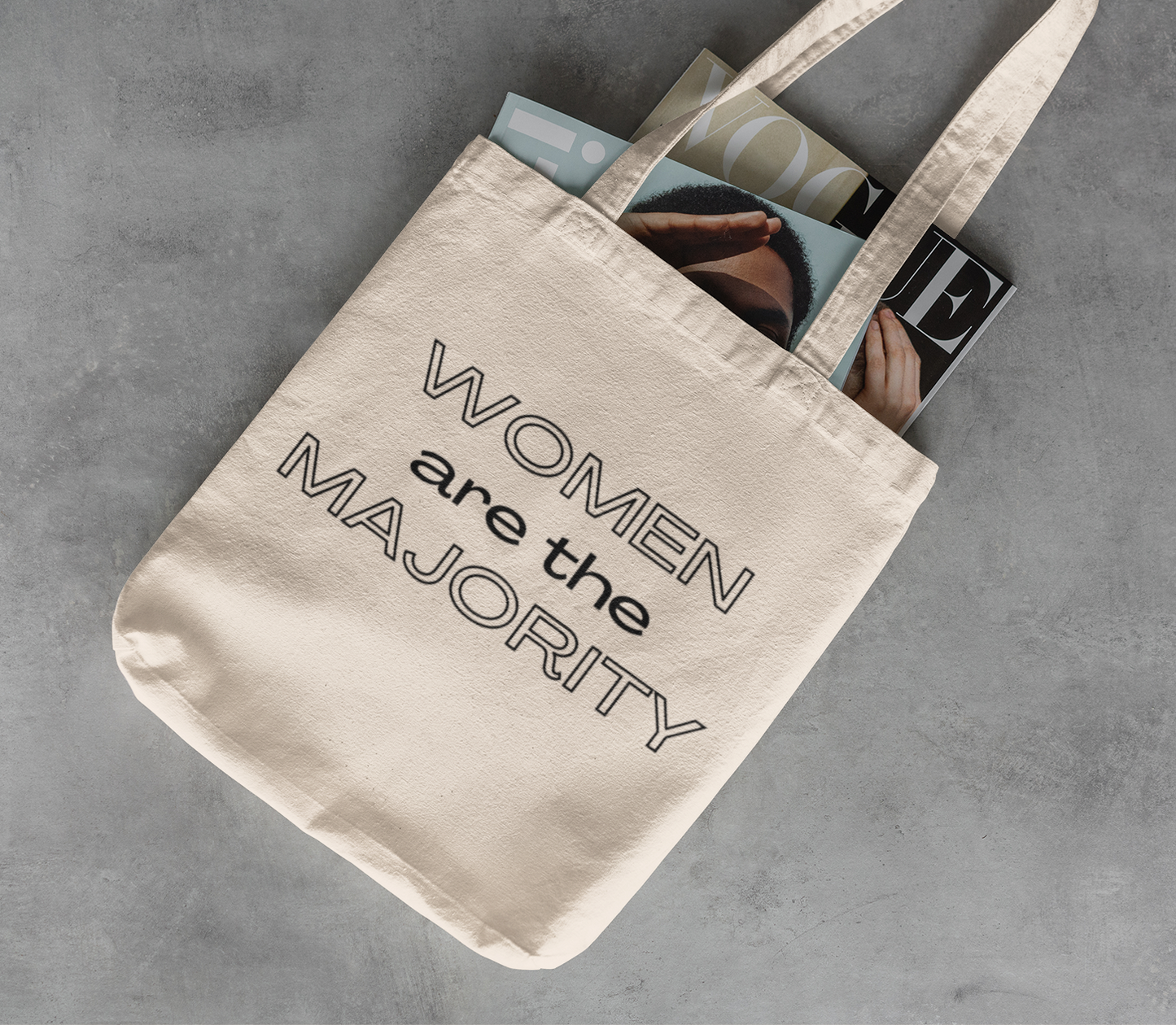 Women are the Majority Tote - EarthTones
